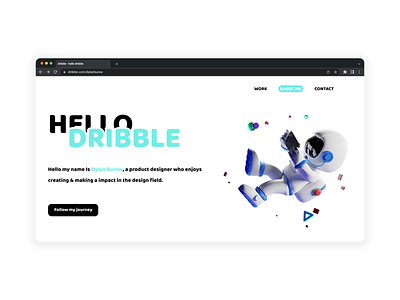 Hello Dribble graphic design intro product design ui ux uxui