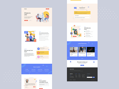 Website Design 101 online therapy taran therapy typography ui uidesign uiux ux web web design web ui webdesign website website design