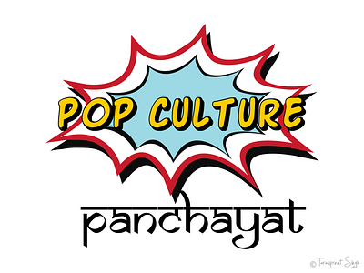 Logo for Pop Culture Panchayat culture design logo logo design panchayat pop pop culture