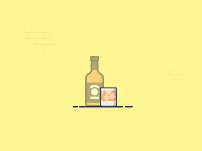Whisky alcohol alcoholic drink drinks grafiesto iconography icons illustration scotch vector whisky