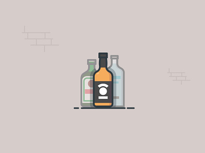 Drinks alcohol alcoholic bottles drink drinks grafiesto iconography icons illustration scotch vector whisky