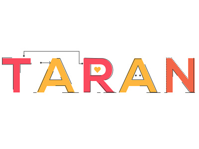 TARAN brand designer identity love for name my name name personal name tara taran taran designer