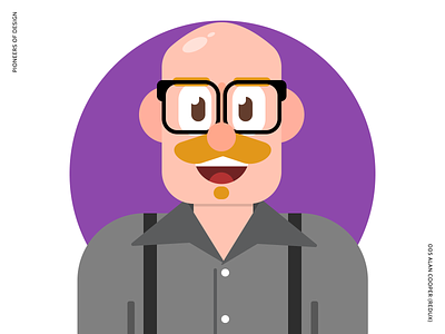 Alan Cooper (Redux) avatar character goal centered design illustration interaction design personas
