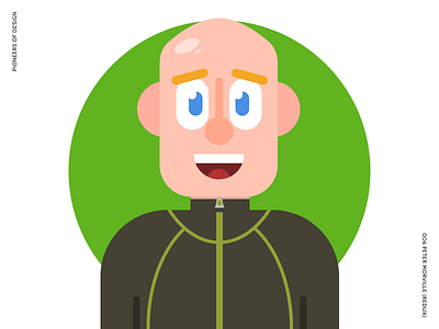 Peter Morville (Redux) avatar character ia illustration information architecture peter morville pioneers of design