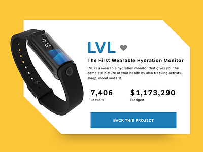 Daily UI #032 crowdfunding dailyui