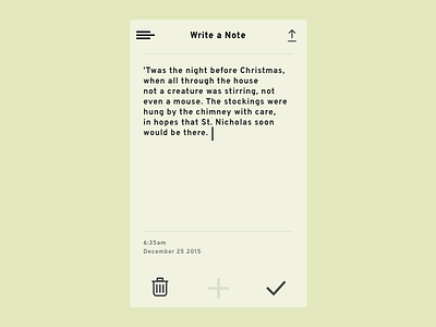 Daily UI #65 dailyui notes