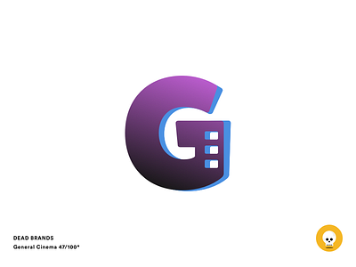 General Cinema brand brands dead general cinema logo sketch