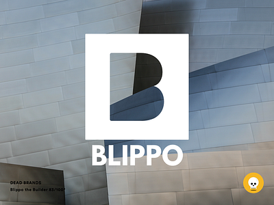 Blippo The Builder blippo the builder brand construction set dead brands logo sketch