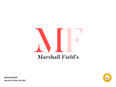 Marshall Field's brand dead brands department store logo marshall fields sketch store wordmark