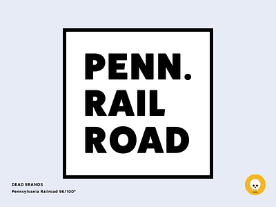 Pennsylvania Railroad brand dead brands pennsylvania railroad rail road sketch wordmark