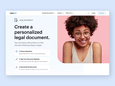 Document Selection Landing Page - The Animated Version