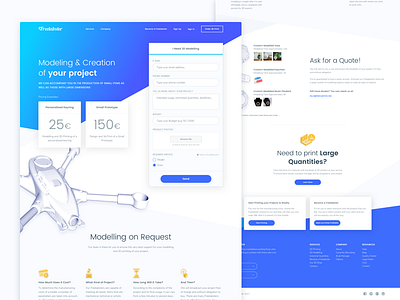 3D Printing Marketplace Website - Modelling & Creation