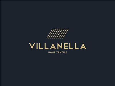 Villanella - Logo branding gold home logo russia textile villanella