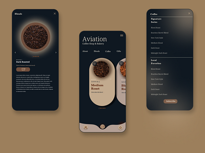 Aviation Coffee Mobile Order App