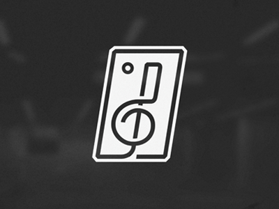 Prizmadelik logo logomark music p