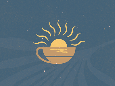 Stay Inspired art coffee design icons illustration simple stay inspired sun sunrise