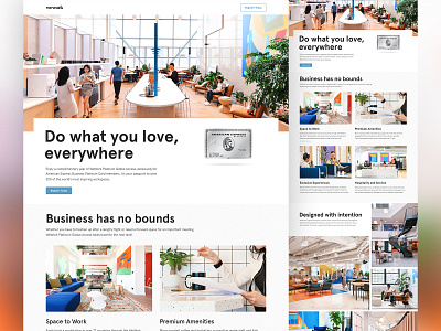 WeWork x American Express — Web