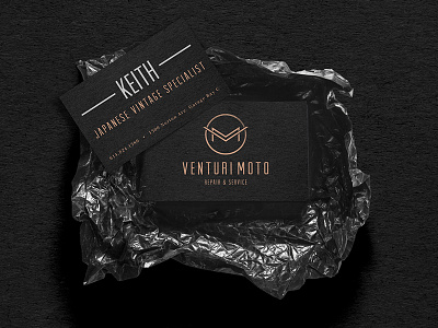 Venturi Moto bikes black design gold identity logo mechanic moto simple stroke texture vintage