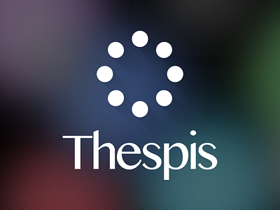 Thespis logo actors branding graphic design thespis typography ui ux