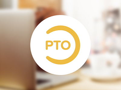 PTO - logo for paid time off web app circular gold logo paid time off pto web app