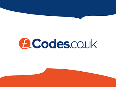 New logo - codes.co.uk - brandmark/symbol blue brandmark codes logo orange typography uk wordmark