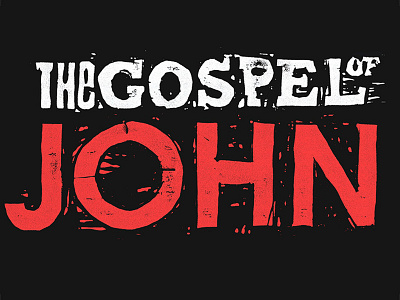 The Gospel of John Woodcarving Print carving church gospel jesus john print wood woodcarving