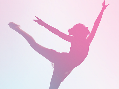 Harmony Dance - Dancer in Pink ballet dance dancer girl gradient photography pink silhouette woman