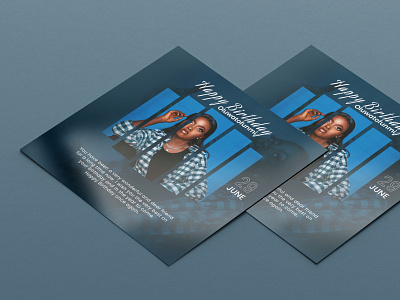 Happy Birthday Flyer Design design flyer design graphic design mockup