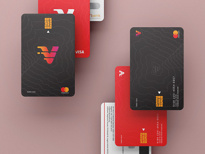 Vbank Atm Card design Mockup atmdesign design graphic design