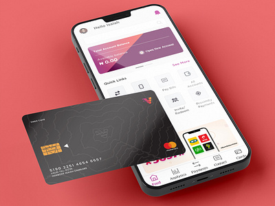 VCard Mastercard Design Mockup