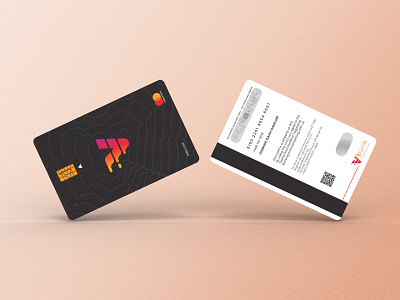 VCard ATM card Portrait design atmdesign design graphic design