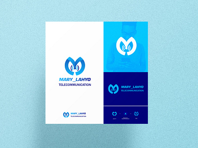 Mary_Lahyo Telecommunication Logo design branding design graphic design logo
