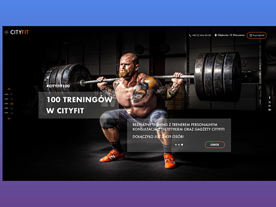 Cityfit 30092018 desiginspiration design design agency ui uidesign webdesign website website concept