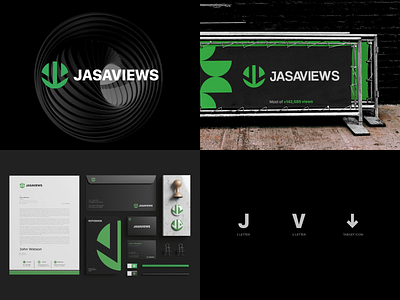 JASAVIEWS | Brand Identity | Business Logo Design app branding design graphic design illustration logo typography ui ux vector