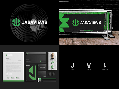 JASAVIEWS | Brand Identity | Business Logo Design