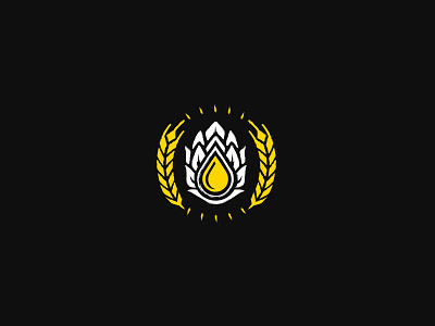 Goldwater Brewing Co. Icon beer branding brewery craft beer hops icon identity logo