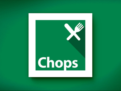 Chops Restaurant Logo Concept chops logo logo design restaurant