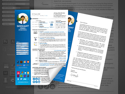 UG 2017 - Resume/CV & Cover Letter Design - Marketing & Strategy