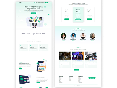 Blzing-- SaaS landing page