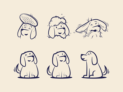 Dog Shampoo Bar Character Illustrations