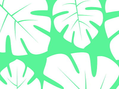 Monstera Leaves leaf leaves monstera pattern pattern design plant illustration stencil
