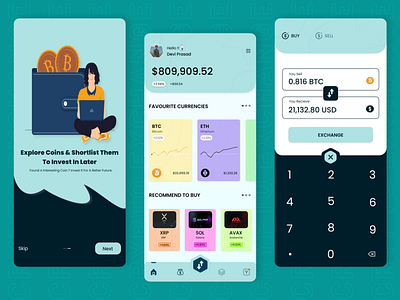 A Bitcoin Trading App- UI Design app design bitcoin dribble figma graphic design illustration stock ui user interface ux