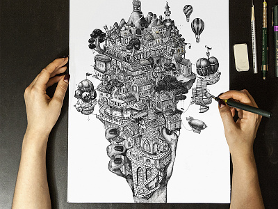 Faber Castell City drawing ink