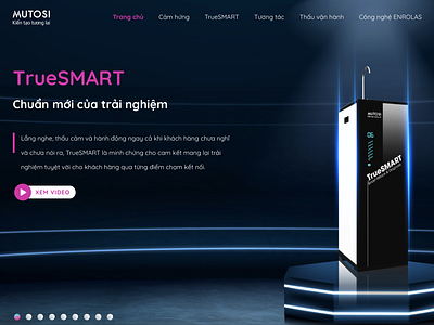 Mutoshi Truesmart - Landing Page Design brobrand bromadeit landing page madebybro ui ux website design