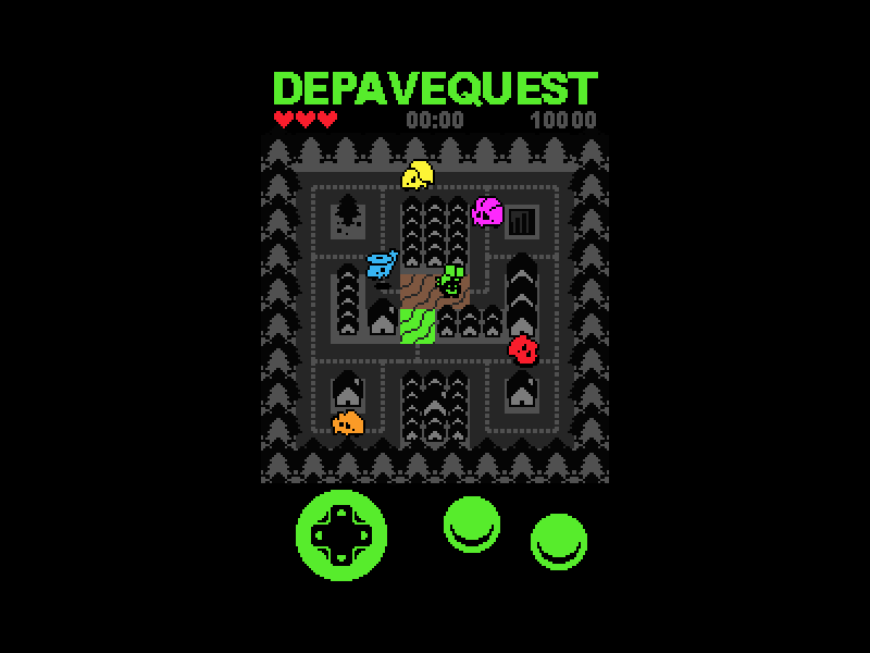 Depave Quest Mockup (2009) by Michael Cook on Dribbble