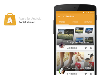 Agora For Android: Social Stream (~2014)