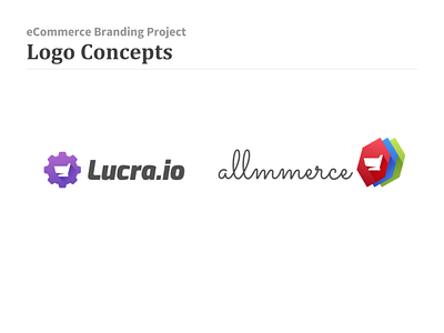 eCommerce Branding: Logo Concepts (~2013)