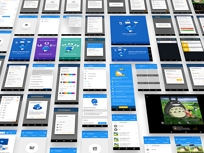 Web Video Caster: All Screens android app interface material design ui