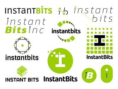 InstantBits Inc. Unused Logo Concepts logo