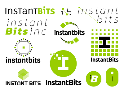 InstantBits Inc. Unused Logo Concepts